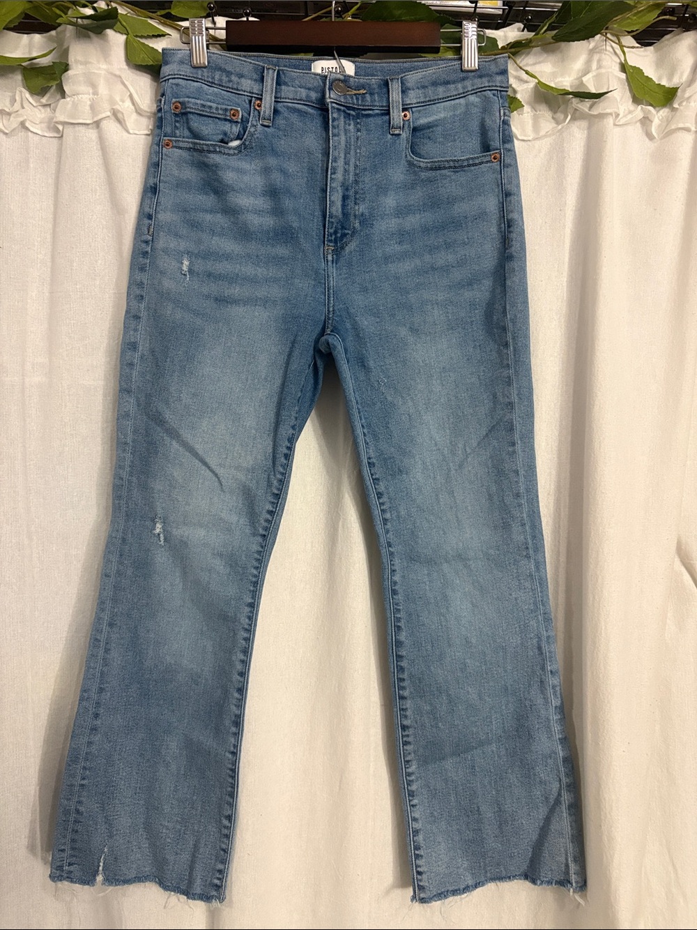 pistola Lennon High Rise Crop Bootcut Jeans in Zuma Size 28
